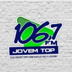 Logo da rádio Rádio Jovem Top FM ao vivo online