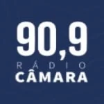 Logo da rádio Rádio Câmara 90.9 FM ao vivo online