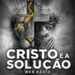 Logo da rádio Cristo é a Solução Web Rádio ao vivo online