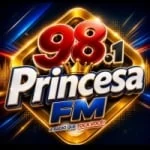Logo da rádio Rádio Princesa 98.1 FM ao vivo online
