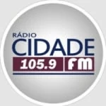 Logo da rádio Rádio Cidade 105.9 FM ao vivo online