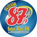 Logo da rádio Rádio Nova Entre Rios 87.9 FM ao vivo online