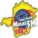 Logo da rádio Super Rádio Minas 100.1 FM ao vivo online