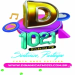 Logo da rádio Radio Dinâmica 102,1 FM ao vivo online