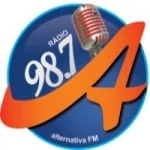 Logo da rádio Rádio Alternativa 98.7 FM ao vivo online