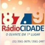 Logo da rádio Rádio Cidade 87.9 FM ao vivo online