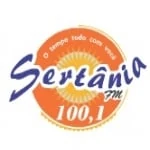Logo da rádio Rádio Sertânia 100.1 FM ao vivo online