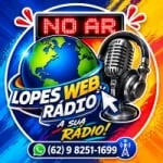 Logo da rádio Lopes Web Rádio ao vivo online
