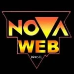 Logo da rádio Nova Web Brasil ao vivo online