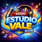 Logo da rádio Estúdio Vale FM ao vivo online