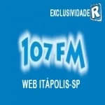Logo da rádio Rádio 107 Web Itápolis ao vivo online
