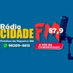 Logo da rádio Rádio Cidade 87.9 FM ao vivo online