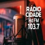 Logo da rádio Rádio Cidade FM HD ao vivo online