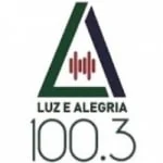 Logo da rádio Rádio Luz e Alegria 100.3 FM ao vivo online