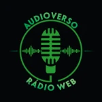 Logo da rádio Audioverso Rádio Web ao vivo online
