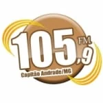 Logo da rádio Rádio 105 FM ao vivo online