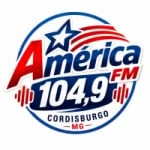 Logo da rádio Rádio América FM 104.9 ao vivo online