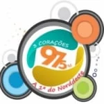 Logo da rádio Rádio 3 Corações 97.5 FM ao vivo online