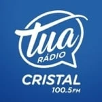 Logo da rádio Tua Rádio Cristal 100.5 FM ao vivo online
