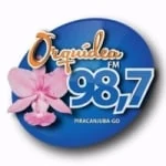 Logo da rádio Rádio Orquídea 98.7 FM ao vivo online