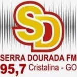 Logo da rádio Rádio Serra Dourada 95.7 FM ao vivo online