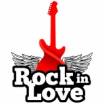 Logo da rádio Web Rádio Rock in Love ao vivo online