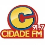 Logo da rádio Rádio Cidade Foz Itajaí 91.7 FM ao vivo online