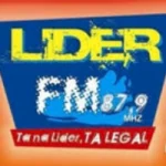 Logo da rádio Rádio Líder 87.9 FM ao vivo online