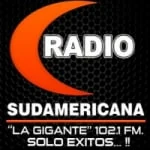 Logo da rádio Radio Sudamericana 102.1 FM ao vivo online