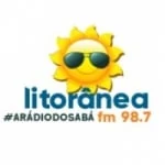 Logo da rádio Rádio Litorânea 98.7 FM ao vivo online