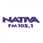 Logo da rádio Rádio Nativa 105.1 FM ao vivo online