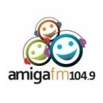 Logo da rádio Rádio Amiga 104.9 FM ao vivo online