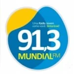 Logo da rádio Rádio Mundial 91.3 FM ao vivo online