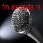 Logo da rádio FM Alvorada RS ao vivo online