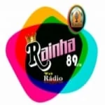 Logo da rádio Rainha 89 FM ao vivo online