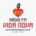 Logo da rádio Rádio Vida Nova 87.9 FM ao vivo online