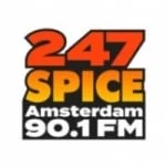 Logo da rádio 247 Spice Radio 90.1 FM ao vivo online