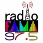 Logo da rádio Radio Fama 97.5 FM ao vivo online