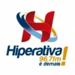Logo da rádio Rádio Hiperativa 96.7 FM ao vivo online