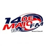 Logo da rádio Rádio 14 de Maio FM 104.9 ao vivo online
