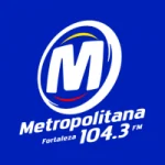 Logo da rádio Rádio Metropolitana 104.3 FM ao vivo online
