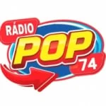 Logo da rádio Rádio Pop 74 ao vivo online