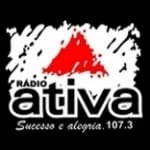 Logo da rádio Rádio Ativa 107.3 FM ao vivo online