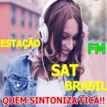 Logo da rádio Rádio Sat FM Brasil ao vivo online