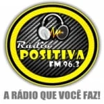 Logo da rádio Positiva FM ao vivo online