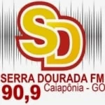 Logo da rádio Rádio Serra Dourada 90.9 FM ao vivo online