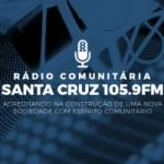 Logo da rádio Rádio Comunitária Santa Cruz 105.9 FM ao vivo online
