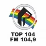 Logo da rádio Rádio Top 104.9 FM ao vivo online