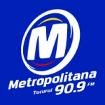 Logo da rádio Rádio Metropolitana 90.9 FM ao vivo online