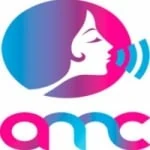 Logo da rádio Mulheres na Comunição ao vivo online